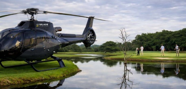 golf helicopter