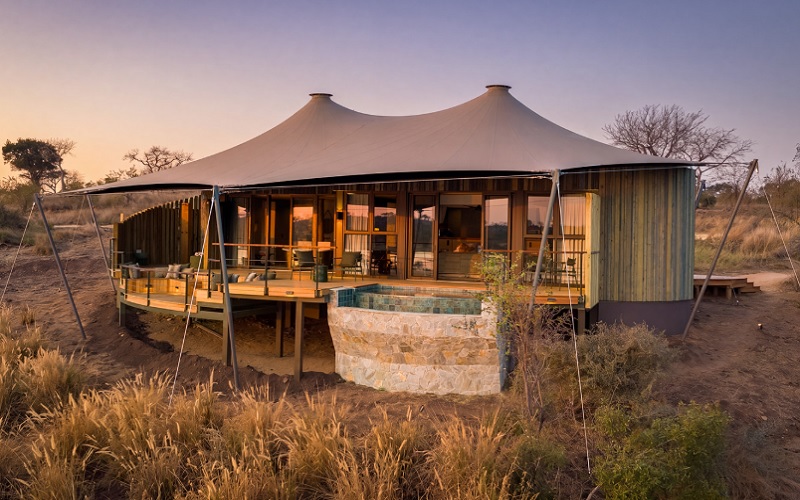 sandringham private game reserve tent